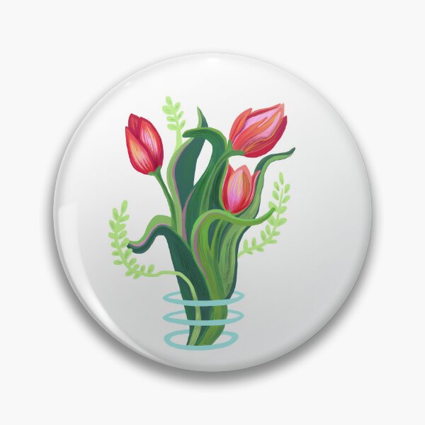 Item preview, Spring Tulips Bliss - Whimsical Flower Bloom Illustration designed and sold by FaliushART.