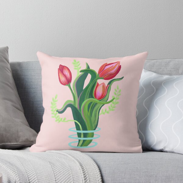 Item preview, Spring Tulips Bliss - Whimsical Flower Bloom Illustration designed and sold by FaliushART.