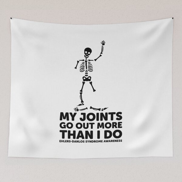 Item preview, EDS Awareness - Joints Go Out More Than I Do Skeleton designed and sold by Jesabee Designs.