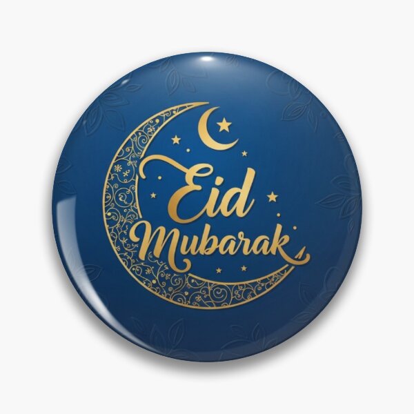 Item preview, Elegant Golden Aid El Fitr Greeting - Islamic Geometric Mandala Sticker designed and sold by soufiane bouhfad.