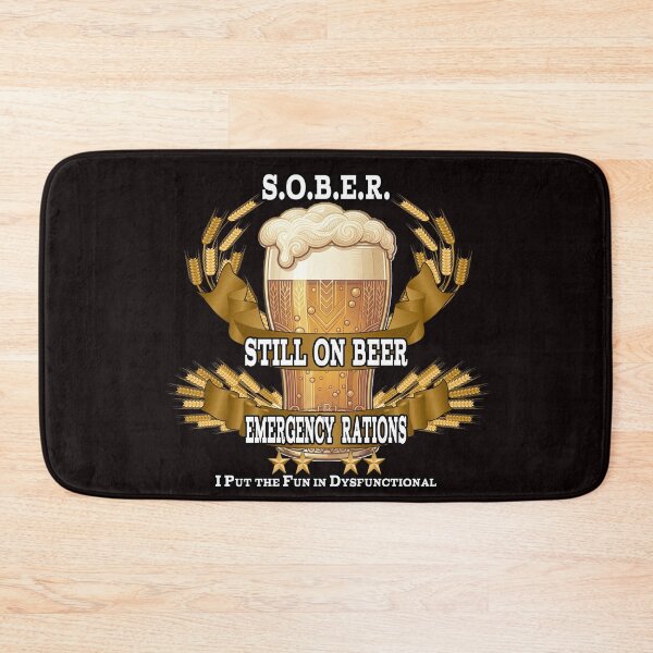 Item preview, S.O.B.E.R – Still On Beer Emergency Rations Funny Drinking T-Shirt | Beer Humor Graphic Tee designed and sold by A-T-H.