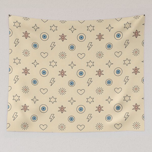 Item preview, Seamless boho pattern, minimalistic art design designed and sold by LeedsArtStudio.
