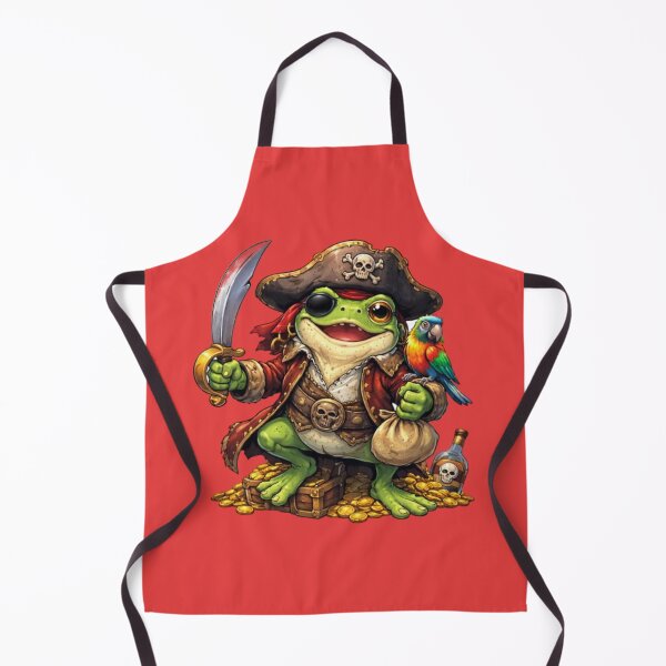 Item preview, Pirate Frog and His Treasure designed and sold by FroggyOnly.