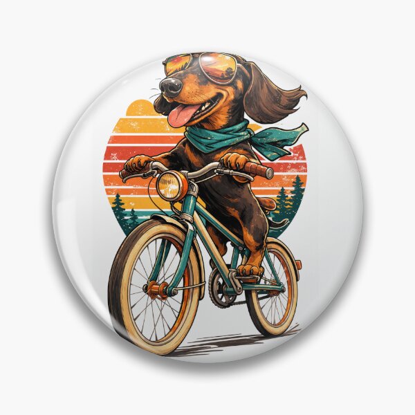 Item preview, bike dog retro designed and sold by MoosElkPL.