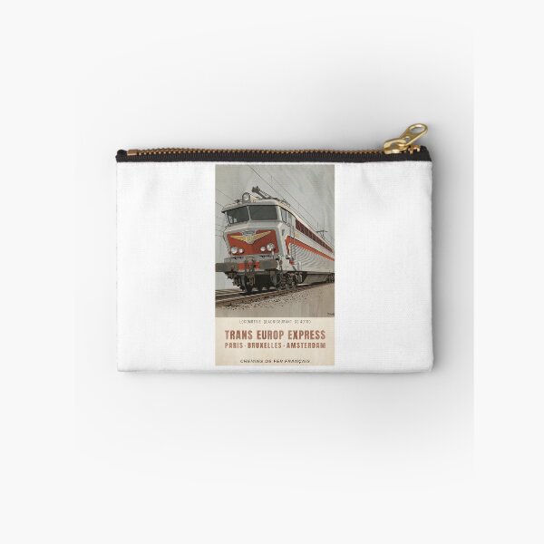 Item preview, Vintage Trans Europ Express CC 40100 Locomotive Poster designed and sold by CharlieDesings.