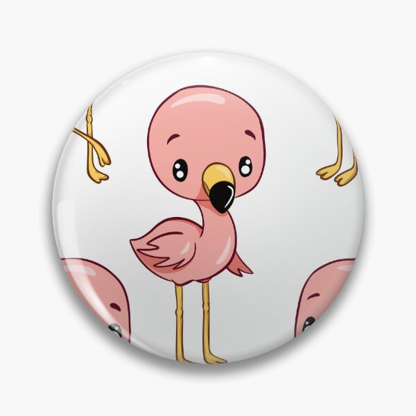 Item preview, Cute Kawaii Flamingo Stick Pack - Pink Bird Stickers designed and sold by LYAN-STORE.