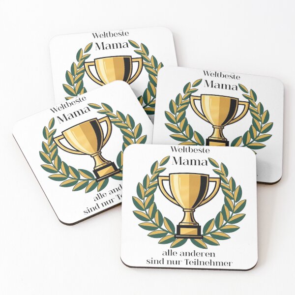 Item preview, World's Best Mom - Winner's Trophy Design | Mother's Day Gift | Trophy & Laurel Wreath Illustration designed and sold by CoolContent Factory.