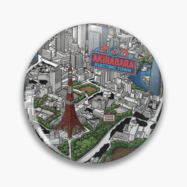 Item preview, Tokyo city central map drawing designed and sold by oliver polanski.