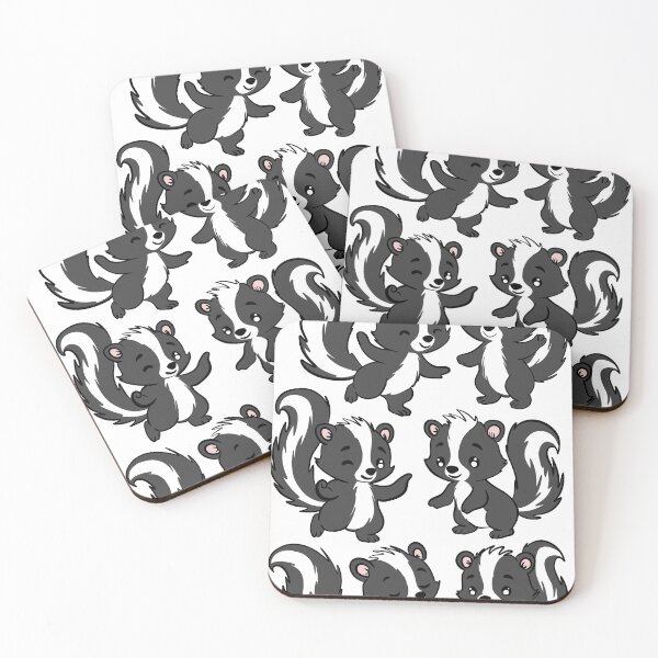 Item preview, Adorable Kawaii Skunk Character Sticker Pack designed and sold by LYAN-STORE.