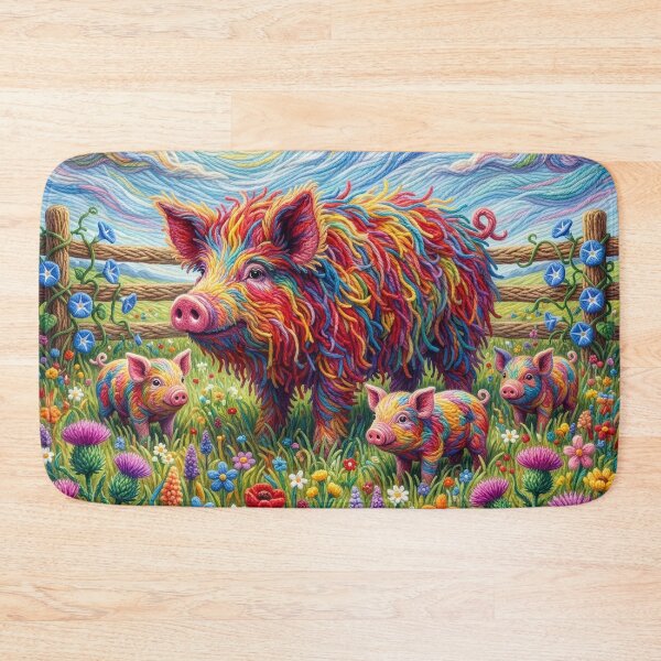 Item preview, Yarn Pig and Yarn Piglets  designed and sold by Tridentulus.