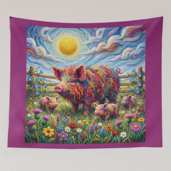 Item preview, Yarn Pig and Yarn Piglets  designed and sold by Tridentulus.