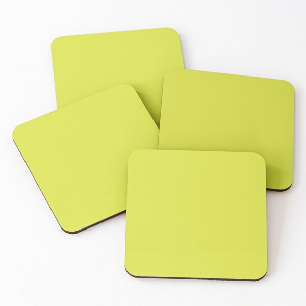 Item preview, Fluorescent Yellow Solid Plain Background designed and sold by burbankdesigns.