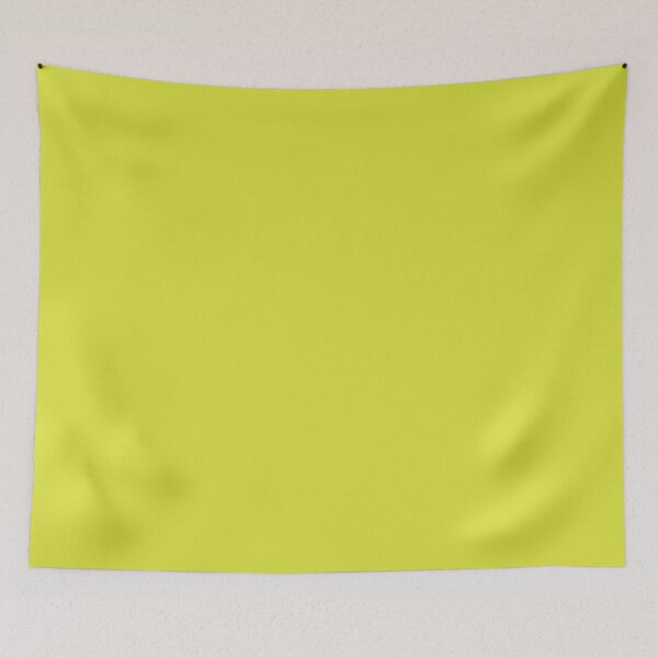 Item preview, Fluorescent Yellow Solid Plain Background designed and sold by burbankdesigns.
