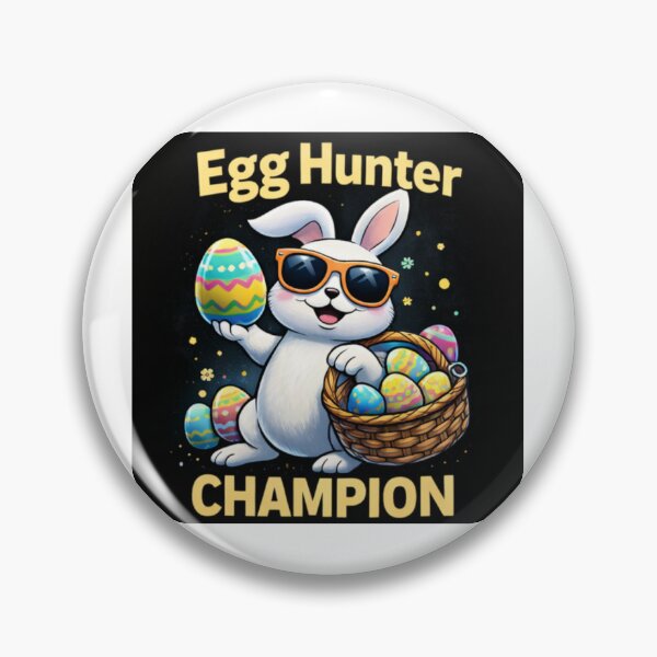 Item preview, Easter Bunny Egg Hunter Champion Cute Easter Rabbit designed and sold by bloomandbeads.eu.