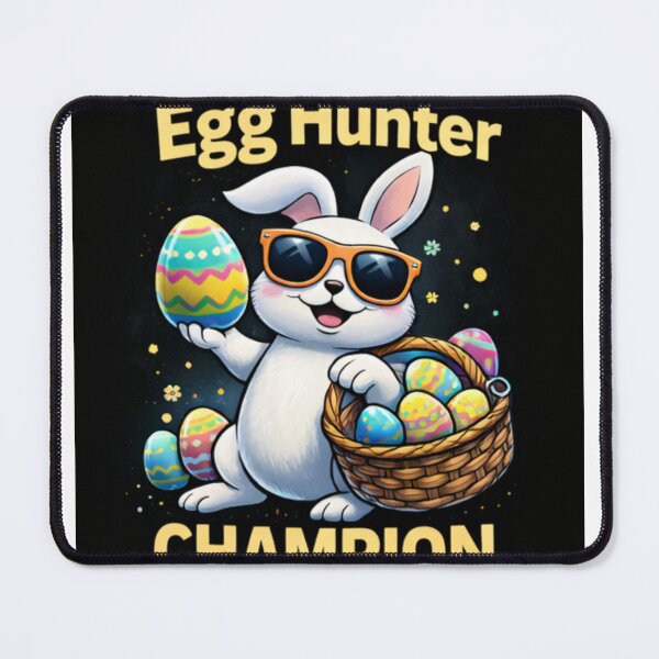 Item preview, Easter Bunny Egg Hunter Champion Cute Easter Rabbit designed and sold by bloomandbeads.eu.