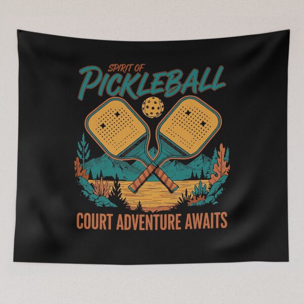 Artikelvorschau, Pickleball Spirit Of Pickleball Court Adventure entworfen und verkauft von LuminOrb.