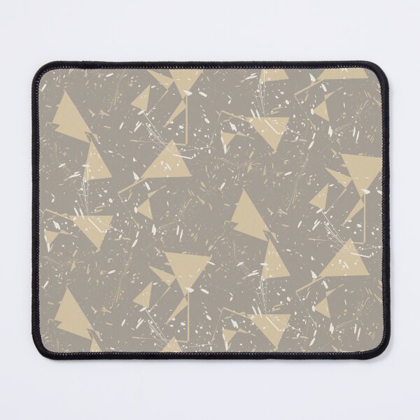 Item preview, Warm Neutral Triangles Warm Gray Sand designed and sold by Kreativa1.