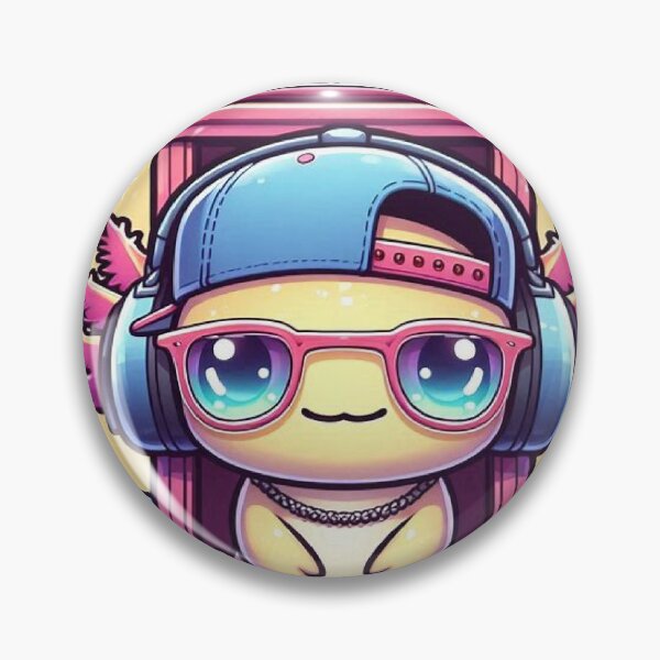 Item preview, Cute Kawaii Axolotl Astronaut Sitting in Vintage Telephone Box designed and sold by Mitaudesign.