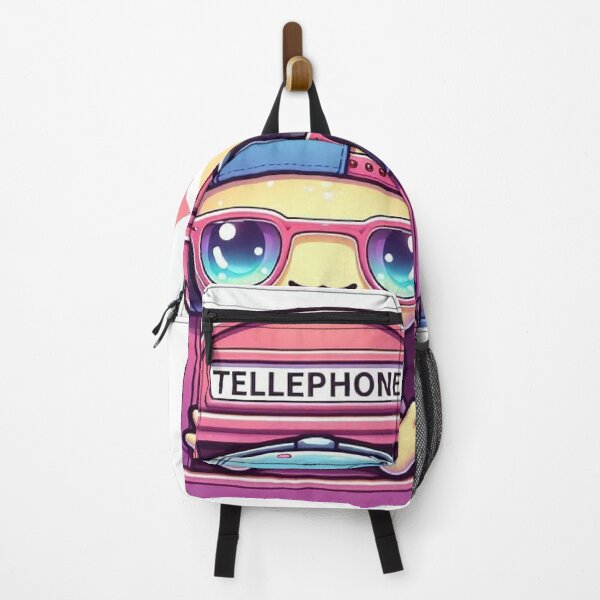 Item preview, Cute Kawaii Axolotl Astronaut Sitting in Vintage Telephone Box designed and sold by Mitaudesign.