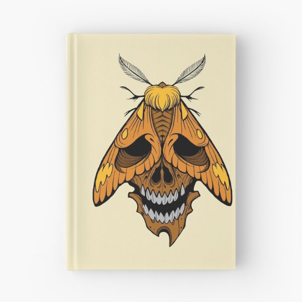 Item preview, Orange moth tattoostyle designed and sold by Pamelarts.