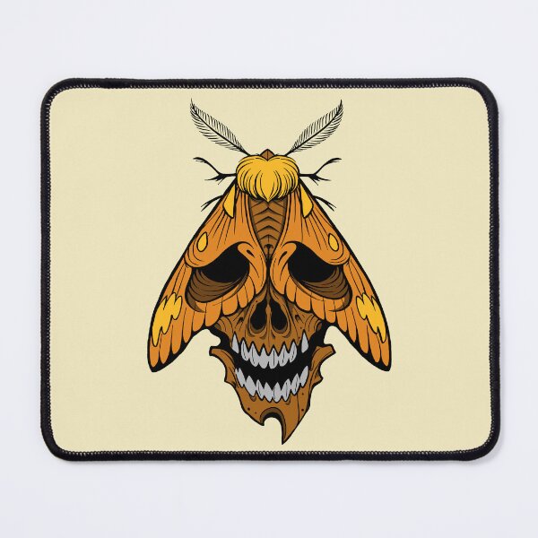 Item preview, Orange moth tattoostyle designed and sold by Pamelarts.