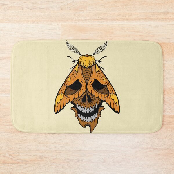 Item preview, Orange moth tattoostyle designed and sold by Pamelarts.