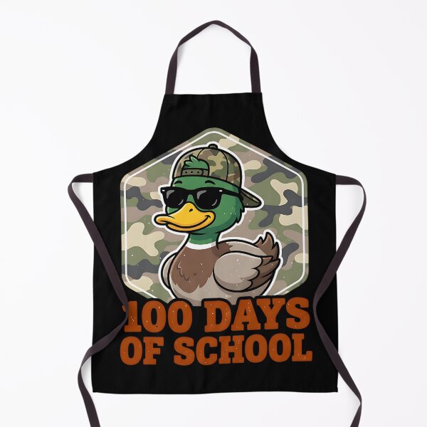Item preview, Cool Duck 100 Days of School Camo Hunter Aesthetic designed and sold by Testarossi Designs.