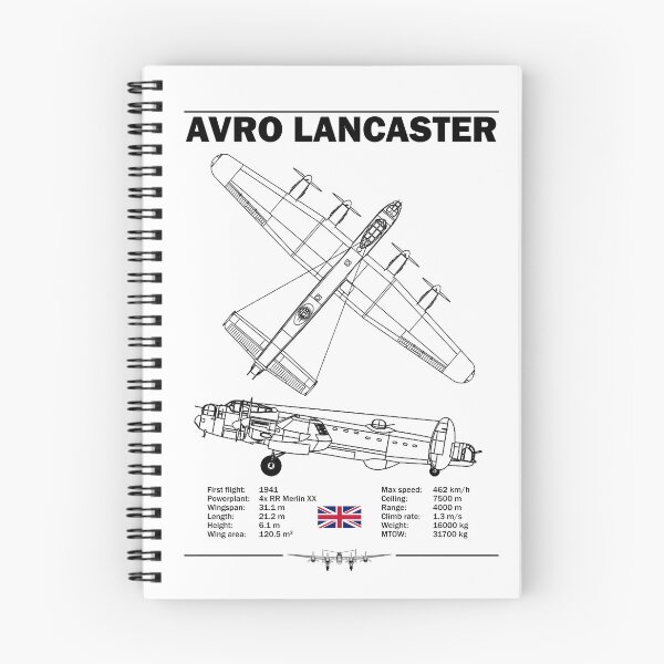 Item preview, Avro Lancaster WWII Blueprint Poster designed and sold by Justinian Matieu.