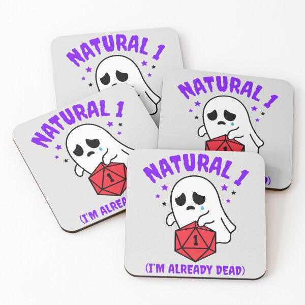 Item preview, Natural 1 I'm Already Dead - Funny RPG Ghost designed and sold by DigitalGlade.