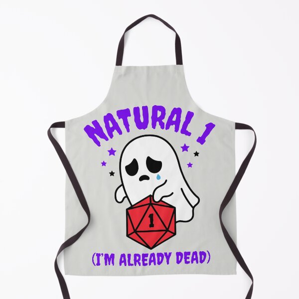 Item preview, Natural 1 I'm Already Dead - Funny RPG Ghost designed and sold by DigitalGlade.