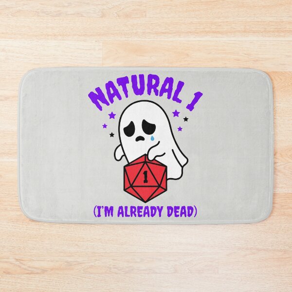 Item preview, Natural 1 I'm Already Dead - Funny RPG Ghost designed and sold by DigitalGlade.