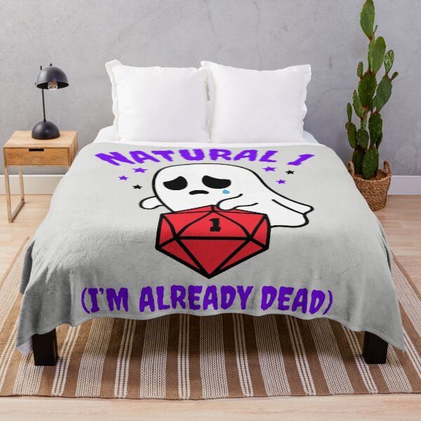 Item preview, Natural 1 I'm Already Dead - Funny RPG Ghost designed and sold by DigitalGlade.