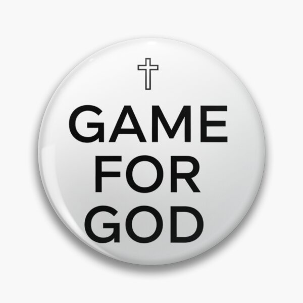 Item preview, Game for God – Minimal Christian Gamer Design designed and sold by Illustrated Faith.