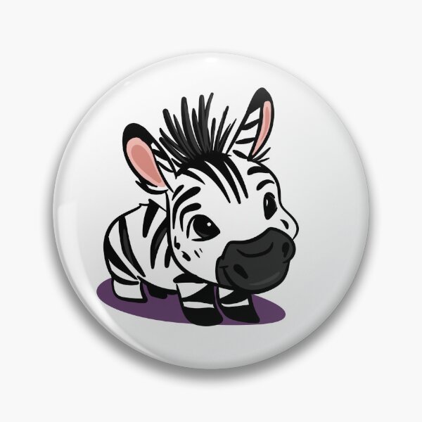 Item preview, Adorable Kawaii Baby Zebra Sticker designed and sold by LYAN-STORE.