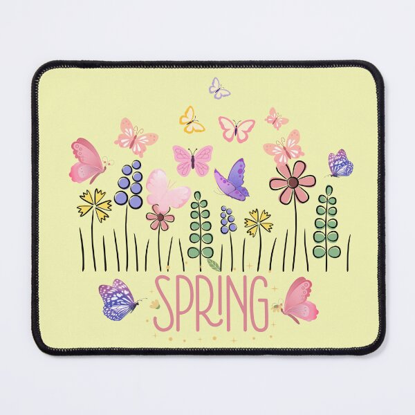 Item preview, Spring Flowers and Butterflies - Cute Pastel Floral Spring Design. designed and sold by LunaPrintCo.