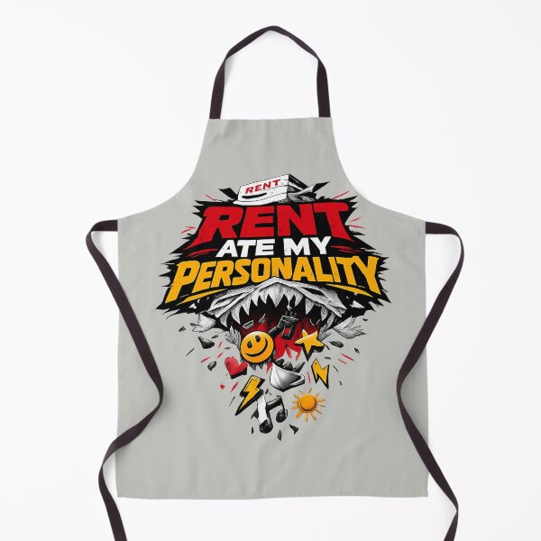 Item preview, Rent Ate My Personality Shirt Funny Broke Humor Streetwear Tee designed and sold by POD DYNASTY | Original Print On Demand T-Shirt Graphics.