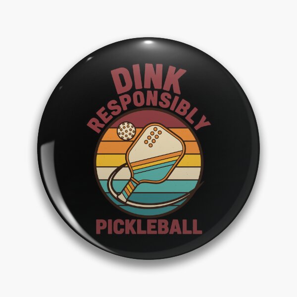 Item preview, Pickleball Dink Responsibly funny player pickle designed and sold by LuminOrb.