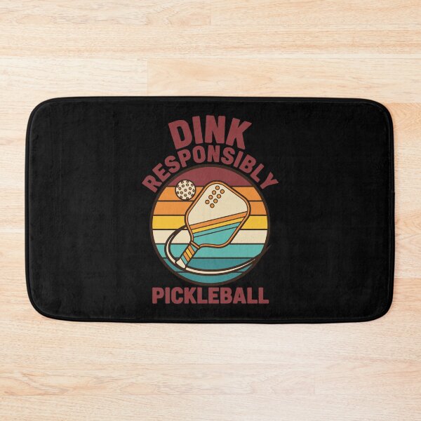 Item preview, Pickleball Dink Responsibly funny player pickle designed and sold by LuminOrb.
