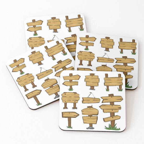 Item preview, Cartoon Wooden Signposts & Direction Arrows Set designed and sold by LYAN-STORE.