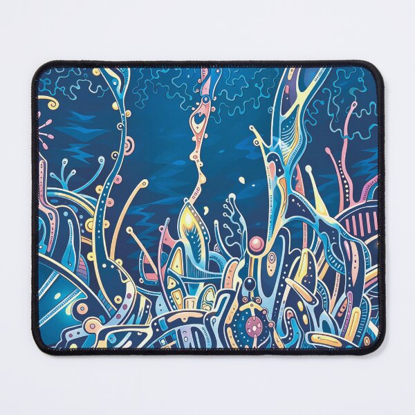 Item preview, Futuristic underwater biomechanical landscape designed and sold by LucianStanica.