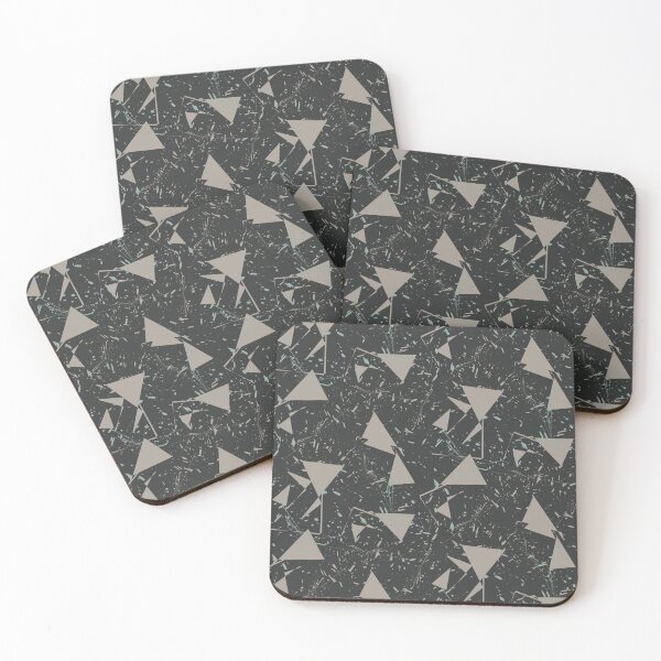 Item preview, Warm Neutral Triangles Charcoal Warm Gray designed and sold by Kreativa1.