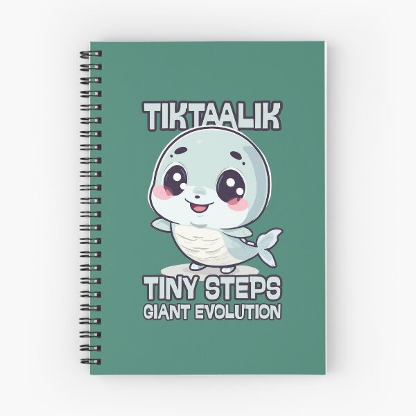 Item preview, Tiny Steps Giant Evolution - Kawaii Chibi Tiktaalik designed and sold by GoaTeeGram.