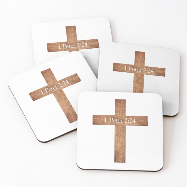 Item preview, 1 Peter 2:24 designed and sold by knzstickers.