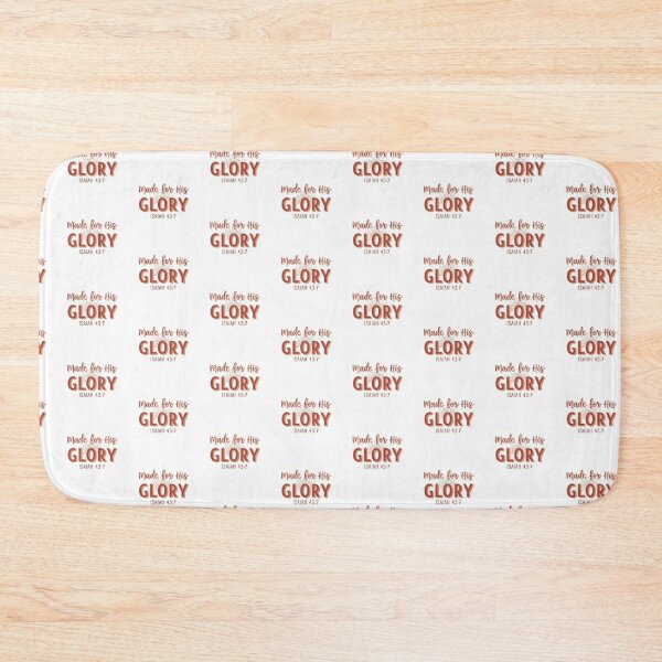 Item preview, Made for His Glory Sticker – Isaiah 43:7 – Neutral Christian Faith Decal designed and sold by Illustrated Faith.
