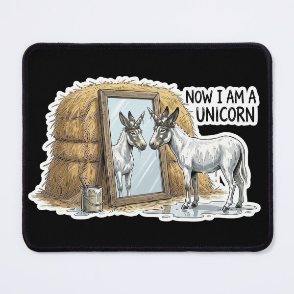 Item preview, The donkey who wanted to be a unicorn designed and sold by sypetru.