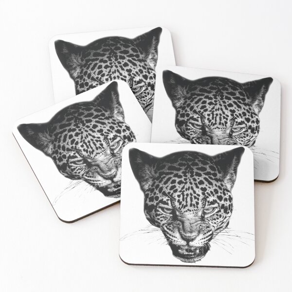 Item preview, Fierce Leopard Head Illustration designed and sold by GigiFernan.