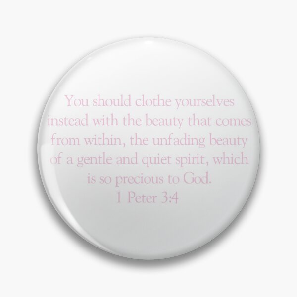 Item preview, 1 Peter 3:4 designed and sold by knzstickers.