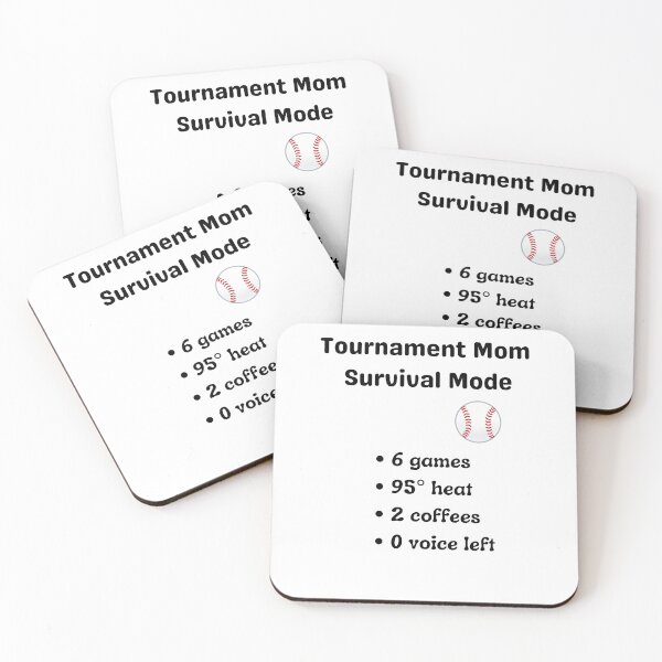 Item preview, Baseball Mom: survival mode designed and sold by Tired Baseball Mom .