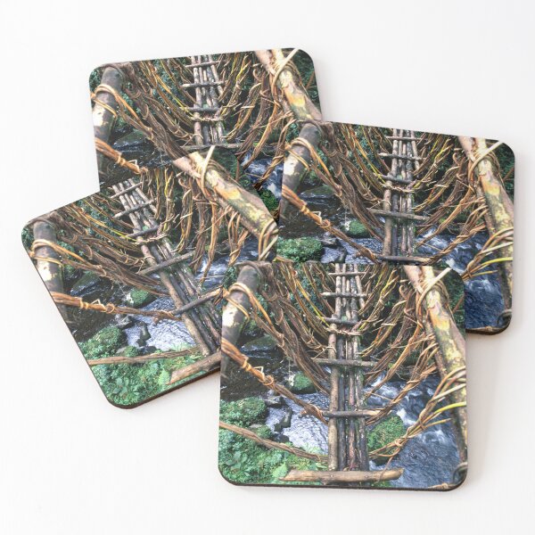 Item preview, Papua New Guinea Scary Jungle Bridge Over Rapids  designed and sold by DEC02.