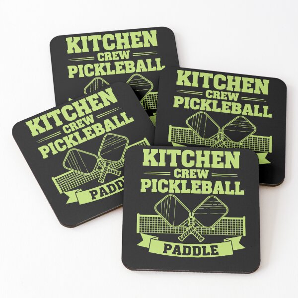 Artikelvorschau, Pickleball Kitchen Crew Paddle funny player pickle entworfen und verkauft von LuminOrb.